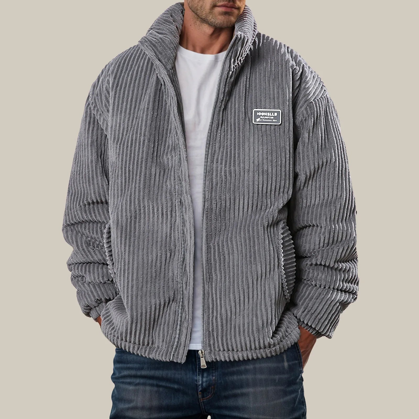 Corduroy Padded Winter Coat